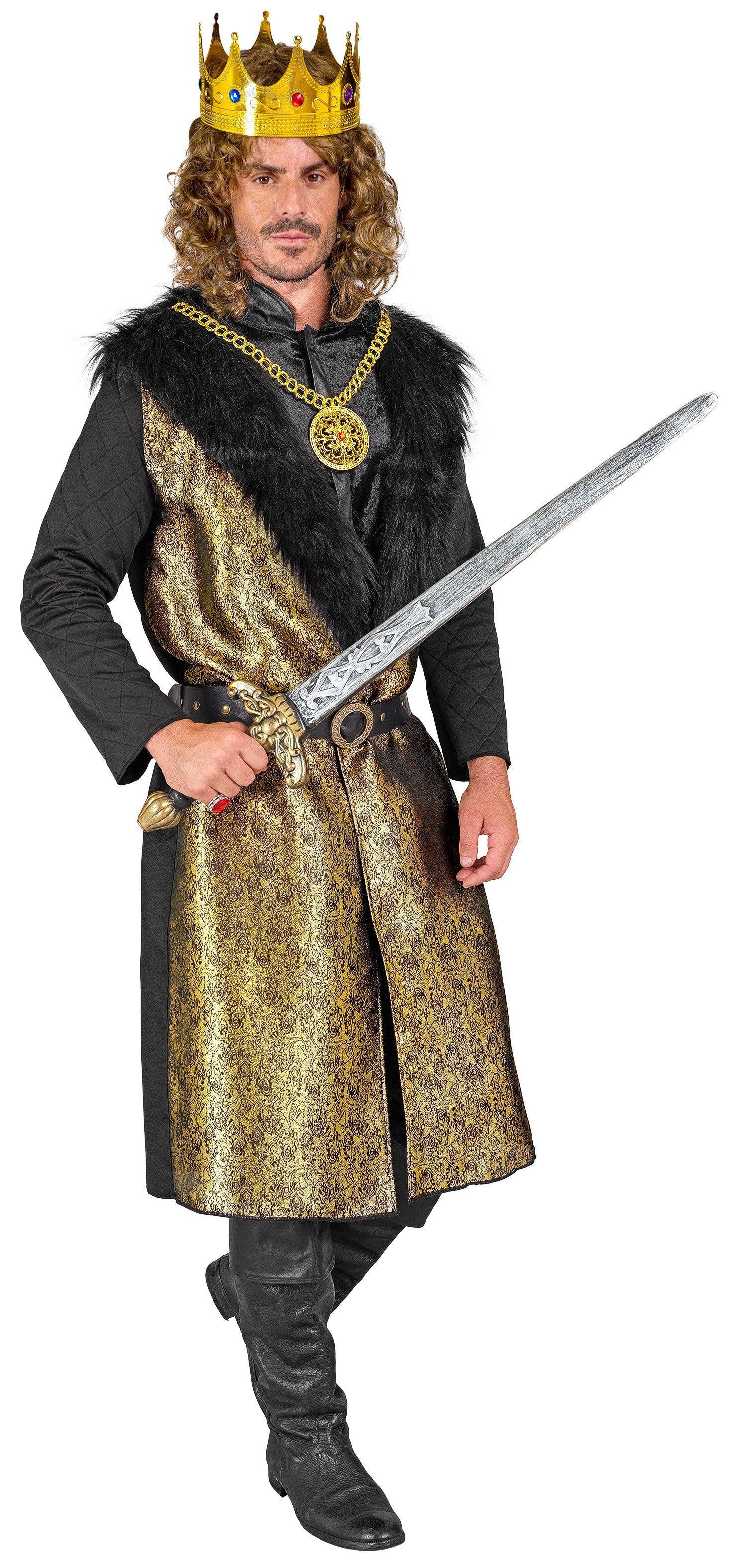 Disfraz de Rey Medieval con Medallón para Hombre Reyes y Reinas Medievales Widmann